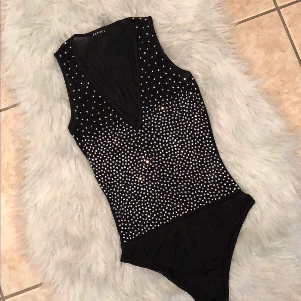 Rhinestone bodysuit